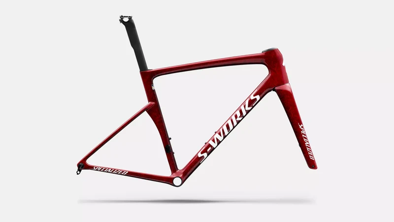 S-WORKS Tarmac SL9 Rahmenset | gloss vivid red/tarmac black/white silver metallic