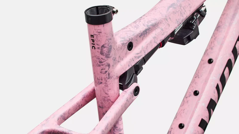 S-WORKS Epic 9 Rahmenset | gloss amethyst frost multi color dry impasto/ black