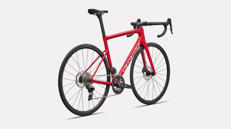 SPECIALIZED Tarmac SL8 Comp - SRAM | gloss red tint over silver dust / silver dust