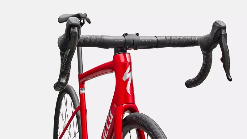 SPECIALIZED Tarmac SL8 Comp - SRAM | gloss red tint over silver dust / silver dust