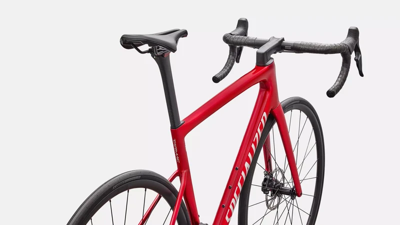 SPECIALIZED Tarmac SL8 Comp - SRAM | gloss red tint over silver dust / silver dust
