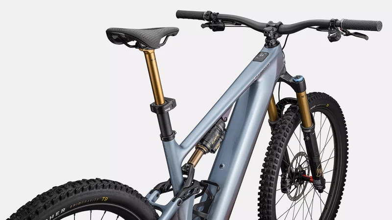 S-WORKS Turbo Levo 4 | gloss glacial metallic/red pearl/black pearl