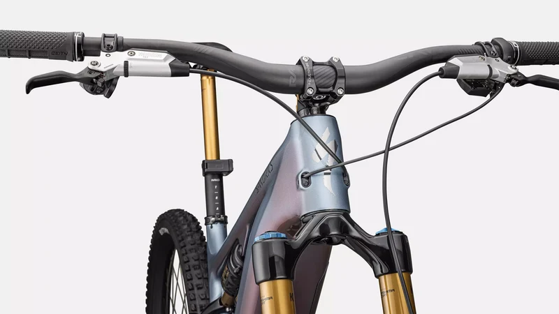 S-WORKS Turbo Levo 4 | gloss glacial metallic/red pearl/black pearl
