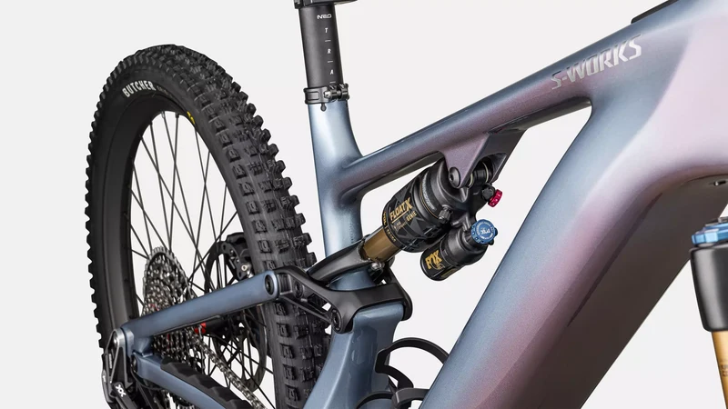 S-WORKS Turbo Levo 4 | gloss glacial metallic/red pearl/black pearl