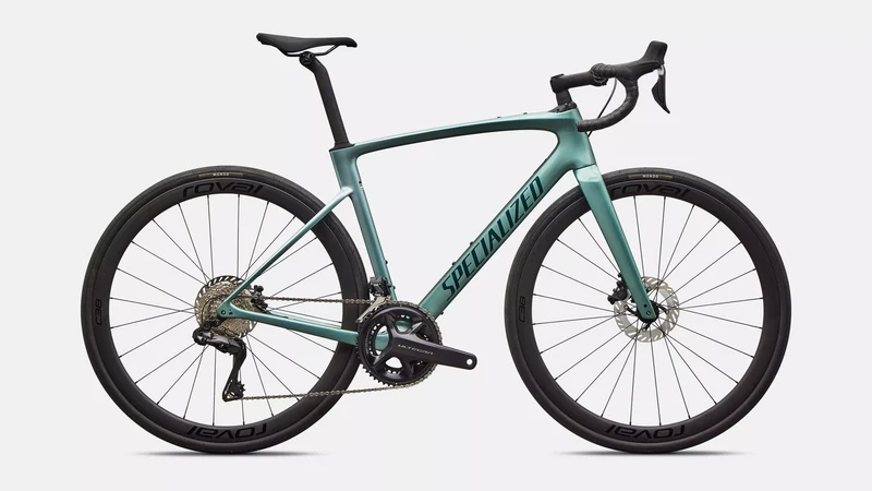 SPECIALIZED Roubaix SL8 Expert SHIMANO | gloss fjord metallic/white pearl fade/emerald metallic