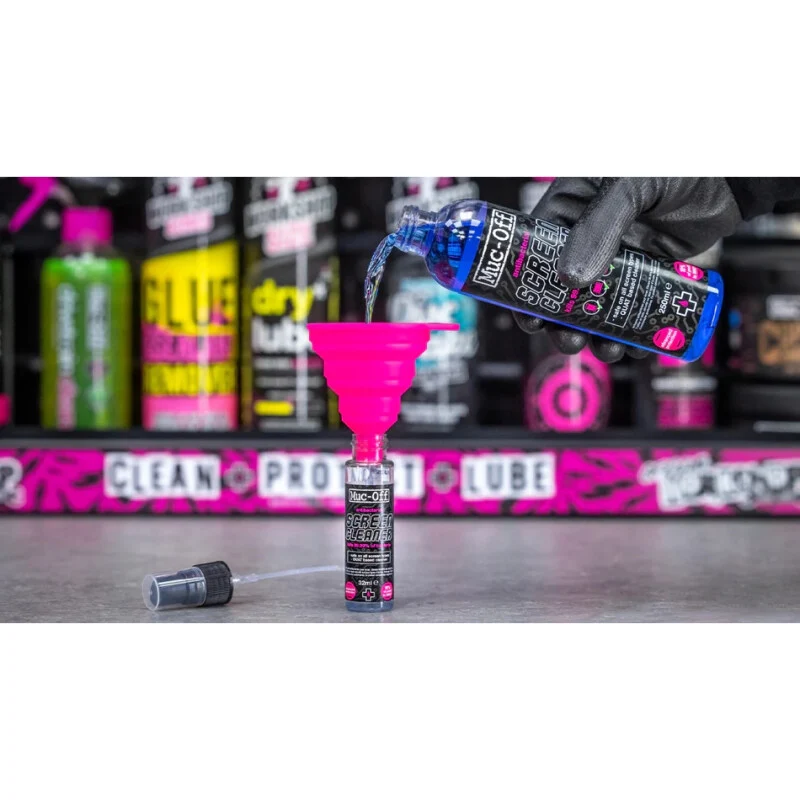 MUC-OFF Collapsible Silicone Funnel - small