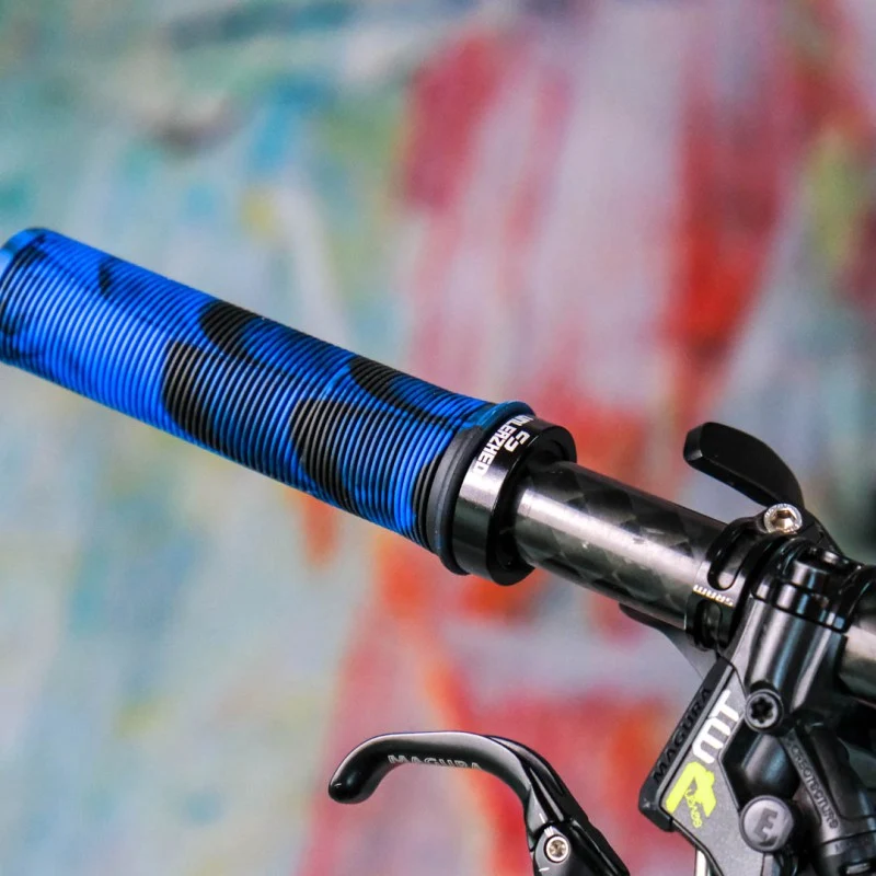 UNLEAZHED Lenkergriffe G1 | blau/schwarz