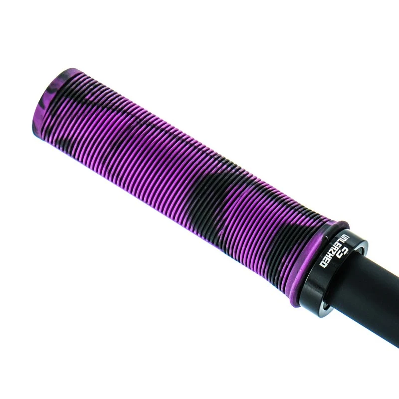 UNLEAZHED Lenkergriffe G1 | lila/schwarz