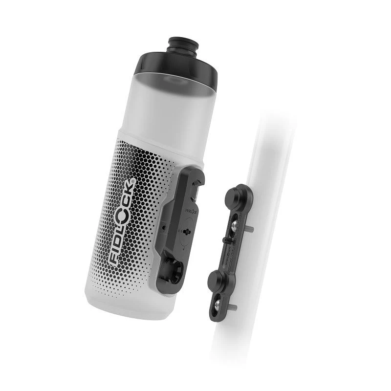 FIDLOCK Twist Bottle 600 inkl. Bike Base | transparent/black