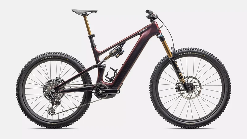 S-WORKS Turbo Levo 4 | gloss red pearl / black / metallic white silver