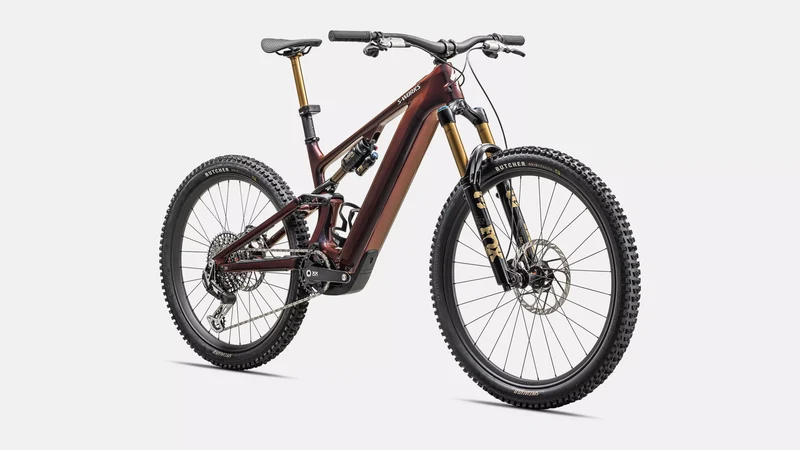 S-WORKS Turbo Levo 4 | gloss red pearl / black / metallic white silver