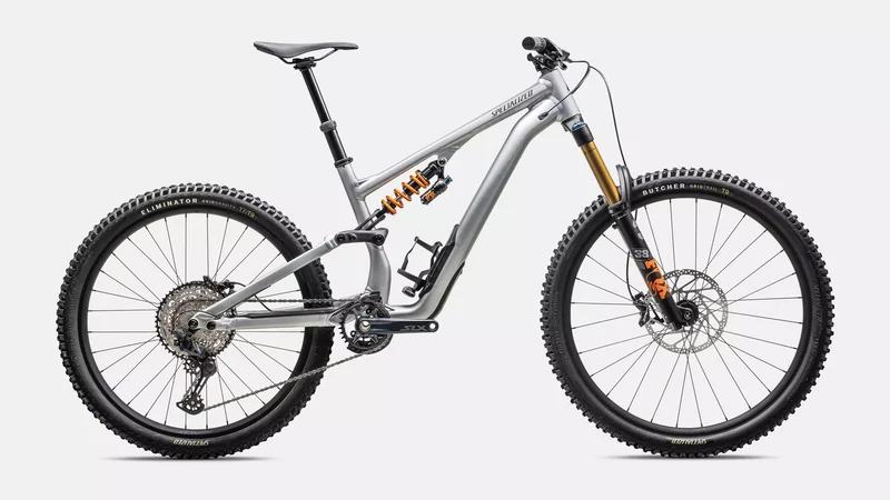 SPECIALIZED Stumpjumper 15 Fox Coil Alloy | satin brushed aluminum / cast blue