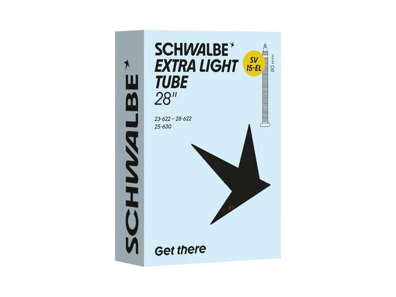 Schwalbe Schlauch Nr. 15 extra leicht 27/28 SV 80mm