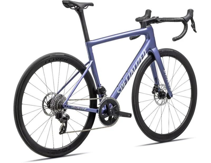 Specialized TARMAC SL8 EXPERT SATIN POWDER INDIGO TINT OVER SILVER DUST / WHITE