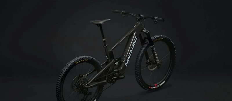 Santa Cruz Bullit 3 CC R MX Gloss Carbon and Blue