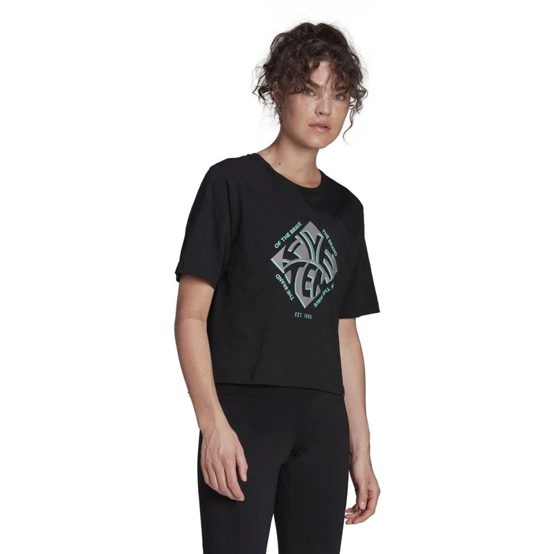 FiveTen Cropped Graphic T-Shirt
