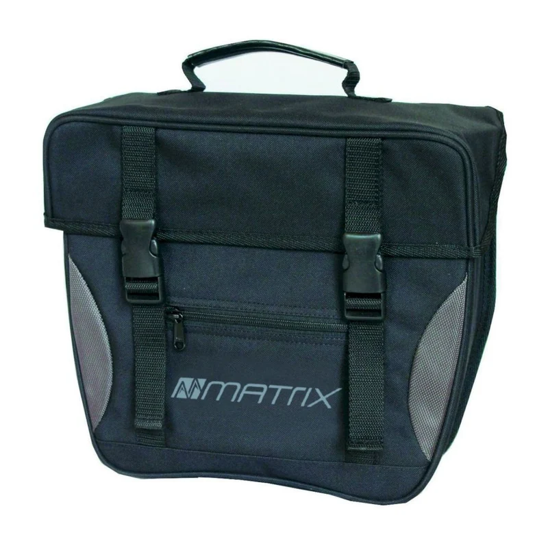 Matrix Einzeltasche schwarz/silber