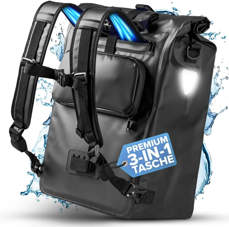 Büchel 3in1 Gepäckträgertasche wasserdicht