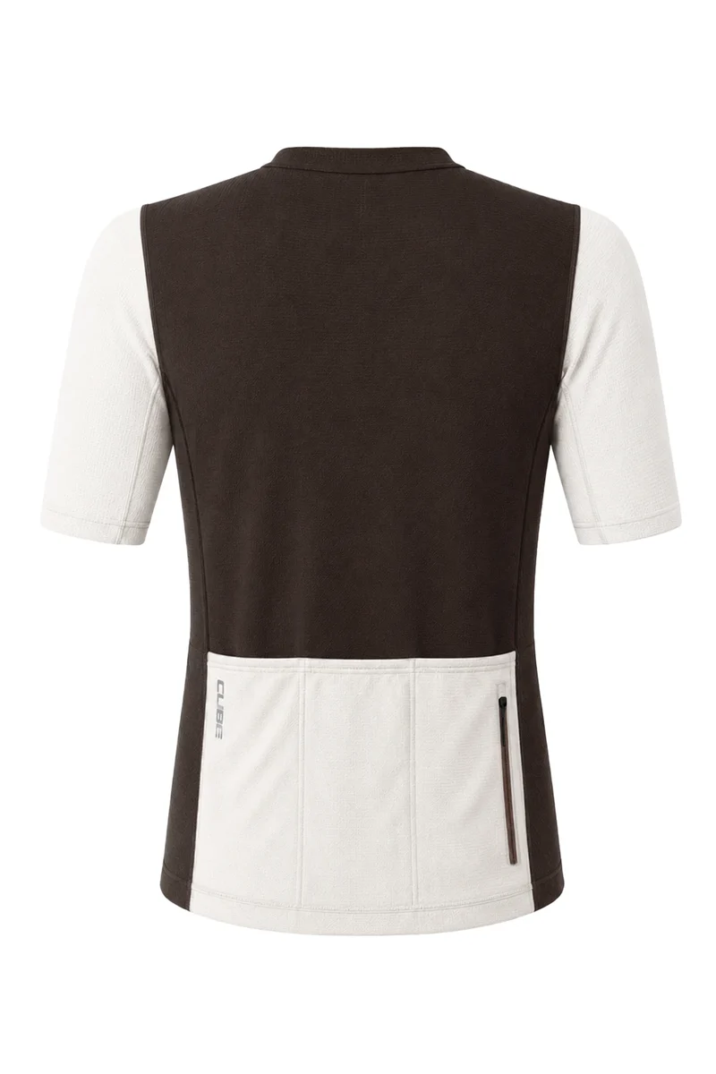 Cube GRAVEL Trikot Full Zip CARGO kurzarm