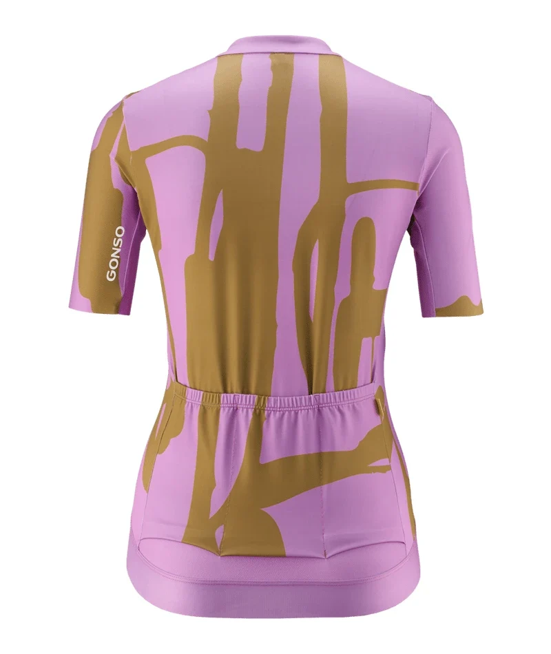 Gonso Print Radtrikot-1/2-FZ Damen