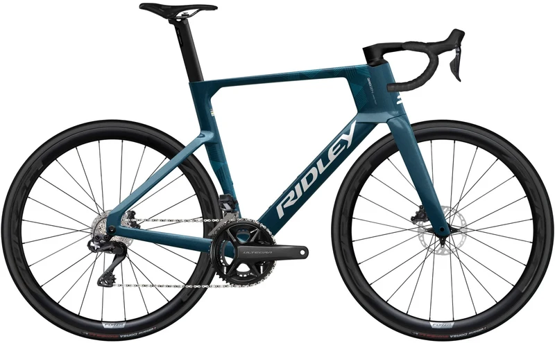 Ridley Noah DuraAce DI2 blue metallic / white 2026