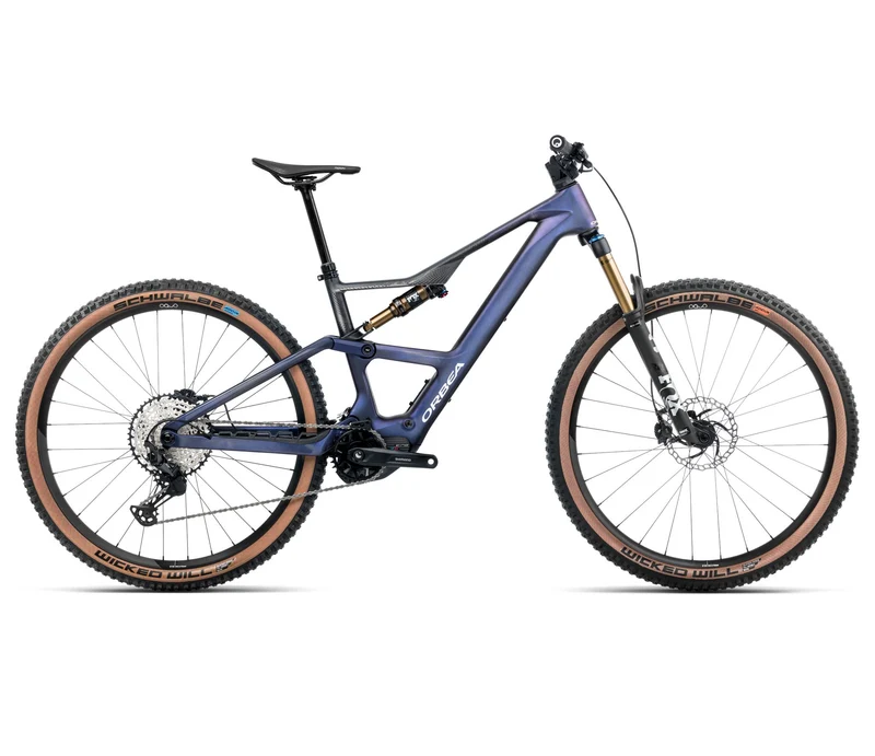 Orbea RISE SL M10 630W Tanzanite Carbon View - Carbon Raw