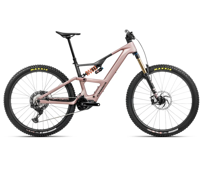 Orbea RISE LT M-TEAM 420W Desert Rose - Carbon Raw
