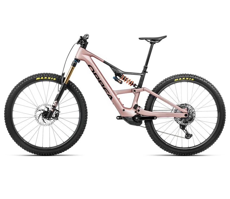 Orbea RISE LT M-TEAM 420W Desert Rose - Carbon Raw