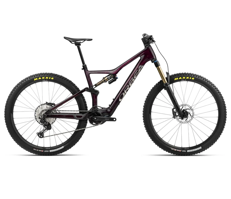 Orbea RISE M10 Wine Red Carbon View - Titan