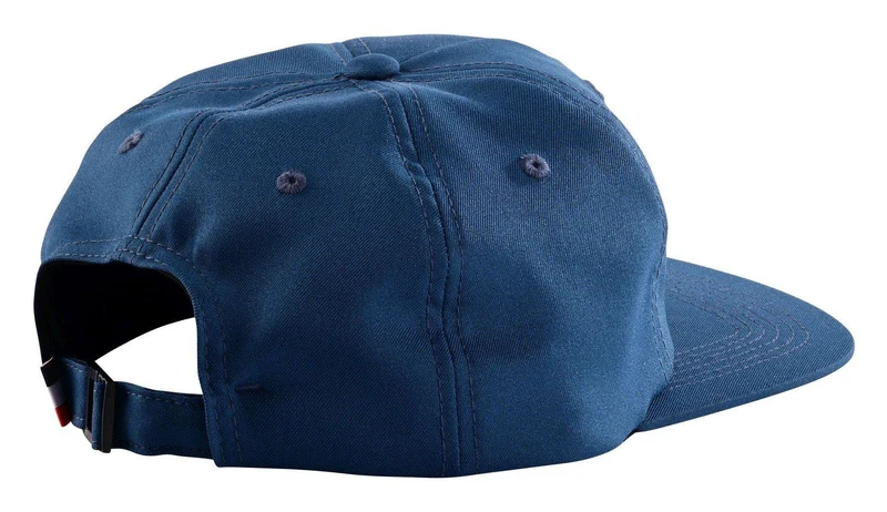 Troy Lee Designs Unstructured Snapback Cap Spun slate blue