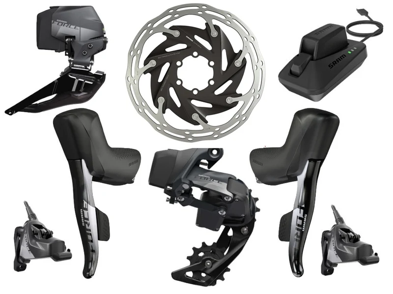 SRAM Force eTap AXS Kit | Scheibenbremse Flat Mount 2-fach