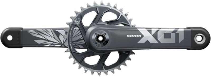 SRAM Kurbelgarnitur X01 Eagle Boost DUB 170 mm / schwarz
