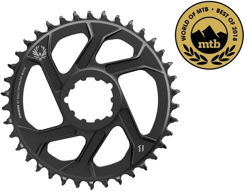 SRAM Kettenblatt X-Sync Eagle Eagle 32T, Direct Mount, Aluminium, schwarz, 12-fach, 6mm Offset