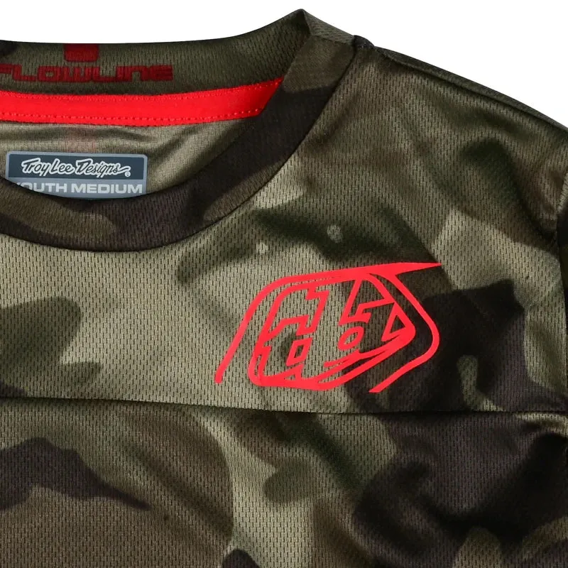 Troy Lee Designs Flowline LS Jersey Youth Spray