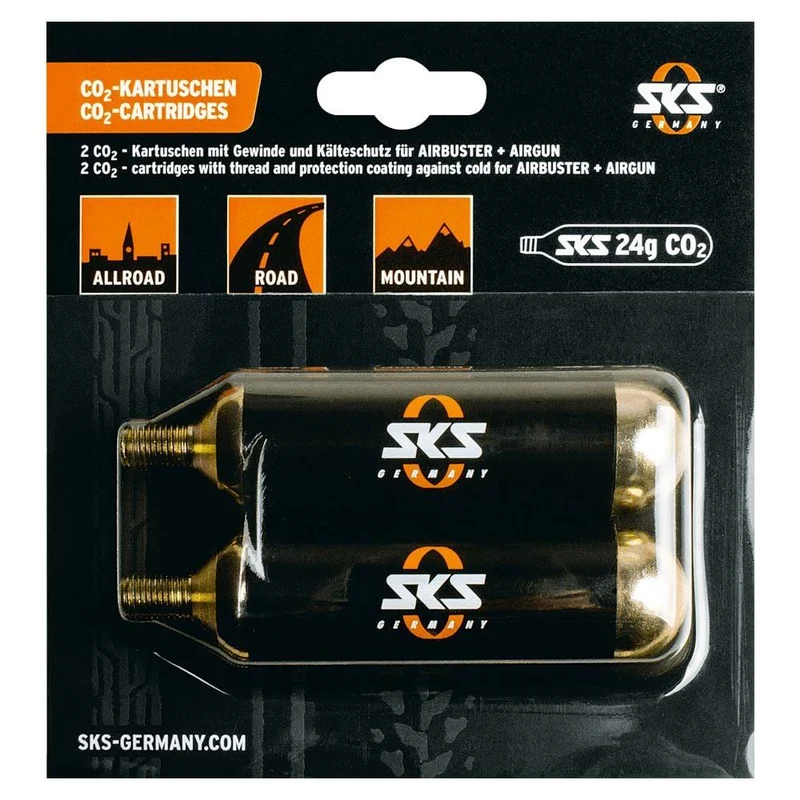 SKS Co2 Kartuschen-Set 24G Mit Gewinde