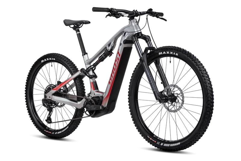 GHOST E-ASX 130 UNIVERSAL GRAY 2/RIOT RED - MATT/GLOSSY