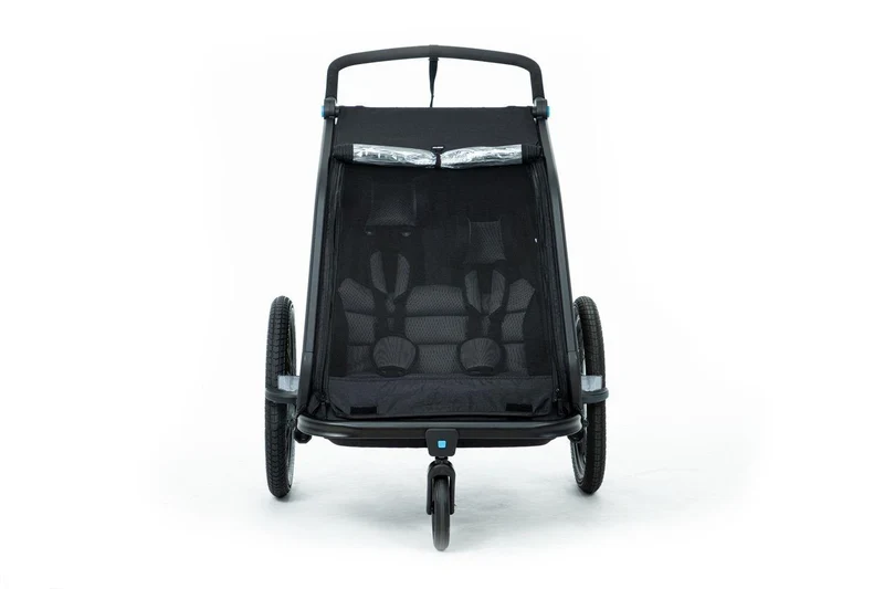 Cube Kinder Fahrradanhänger Double CMPT schwarz