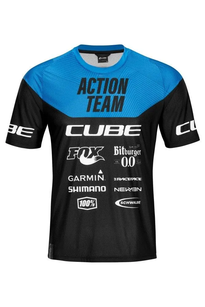 Cube EDGE Rundhalstrikot kurzarm