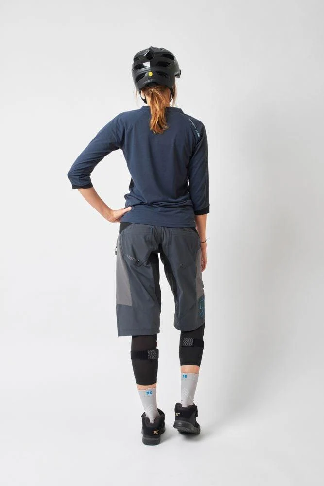 dirtlej Mountee ladies steel blue/turq
