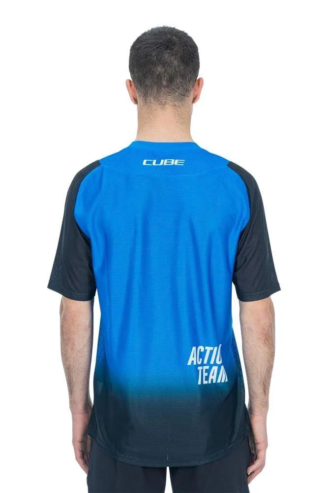 Cube VERTEX Rundhalstrikot X Actionteam kurzarm