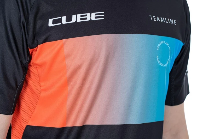 Cube TEAMLINE Rundhalstrikot kurzarm