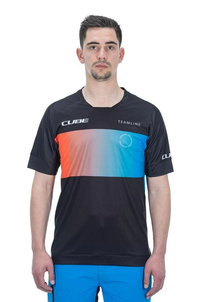 Cube TEAMLINE Rundhalstrikot kurzarm