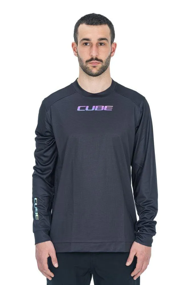 Cube ATX Rundhalstrikot langarm
