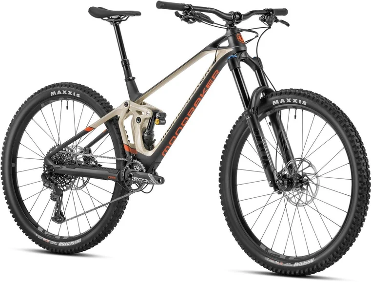 Mondraker Superfoxy Carbon R Gloss Carbon / Matte Desert Grey / Orange