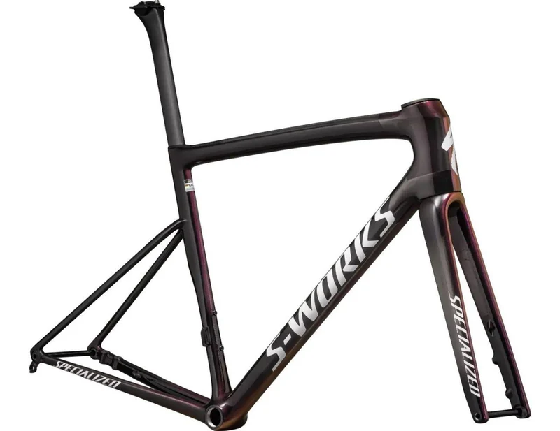 Specialized TARMAC SL8 S-Works FRAMESET GLOSS CARBON / VIAVI MAGANTA GOLD / CHAOS RED PEARL / WHITE