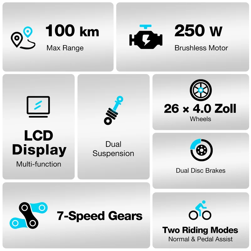 COLORWAY BK15M Mountain EBike