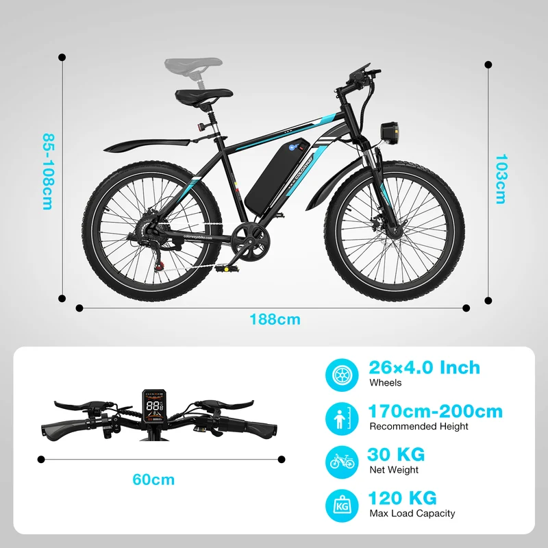 COLORWAY BK15M Mountain EBike