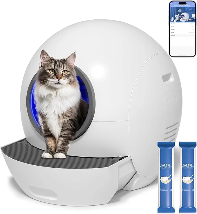 Self-Cleaning Automatic Cat Litter Box Extra-Large App Control