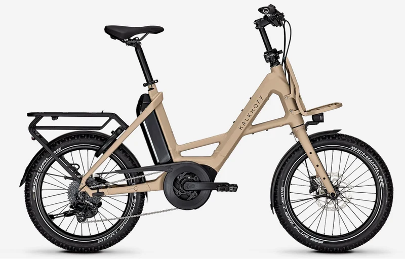 Kalkhoff Entice C + Excite 2026 20 Zoll Compact-E-Bike sand stone