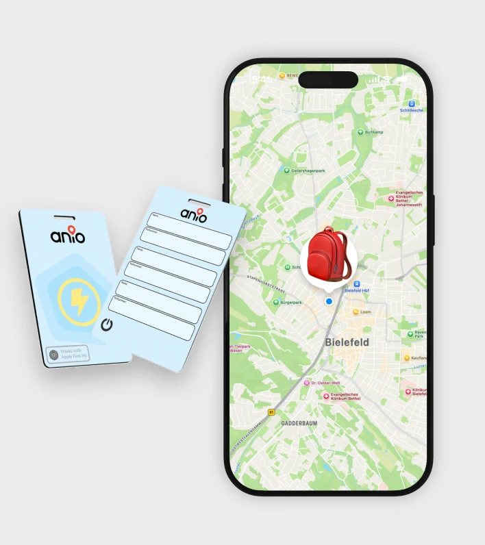 ANIO BagTag – Smarter Ortungs-Anhänger